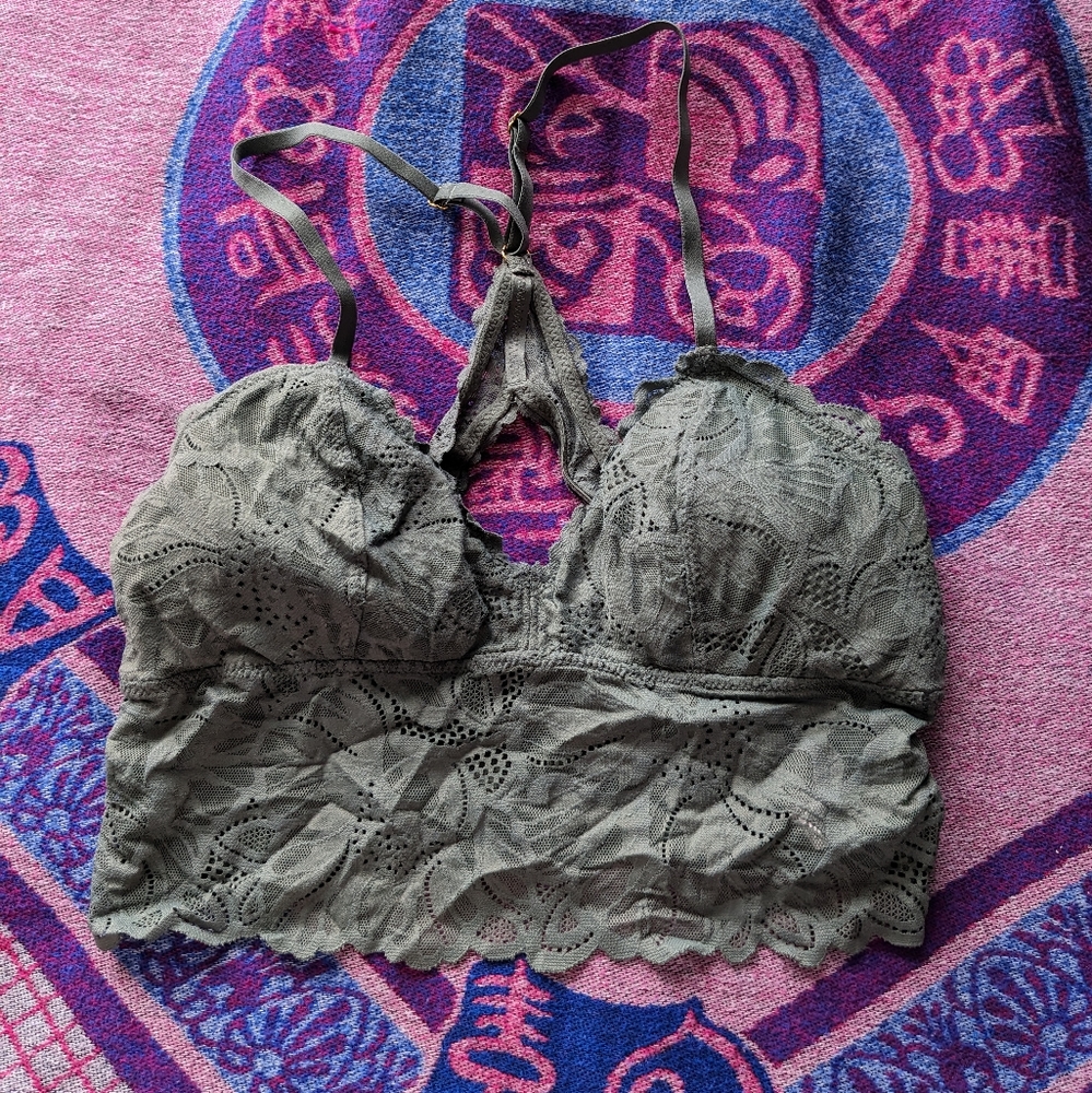 Aerie Evergreen Bralette